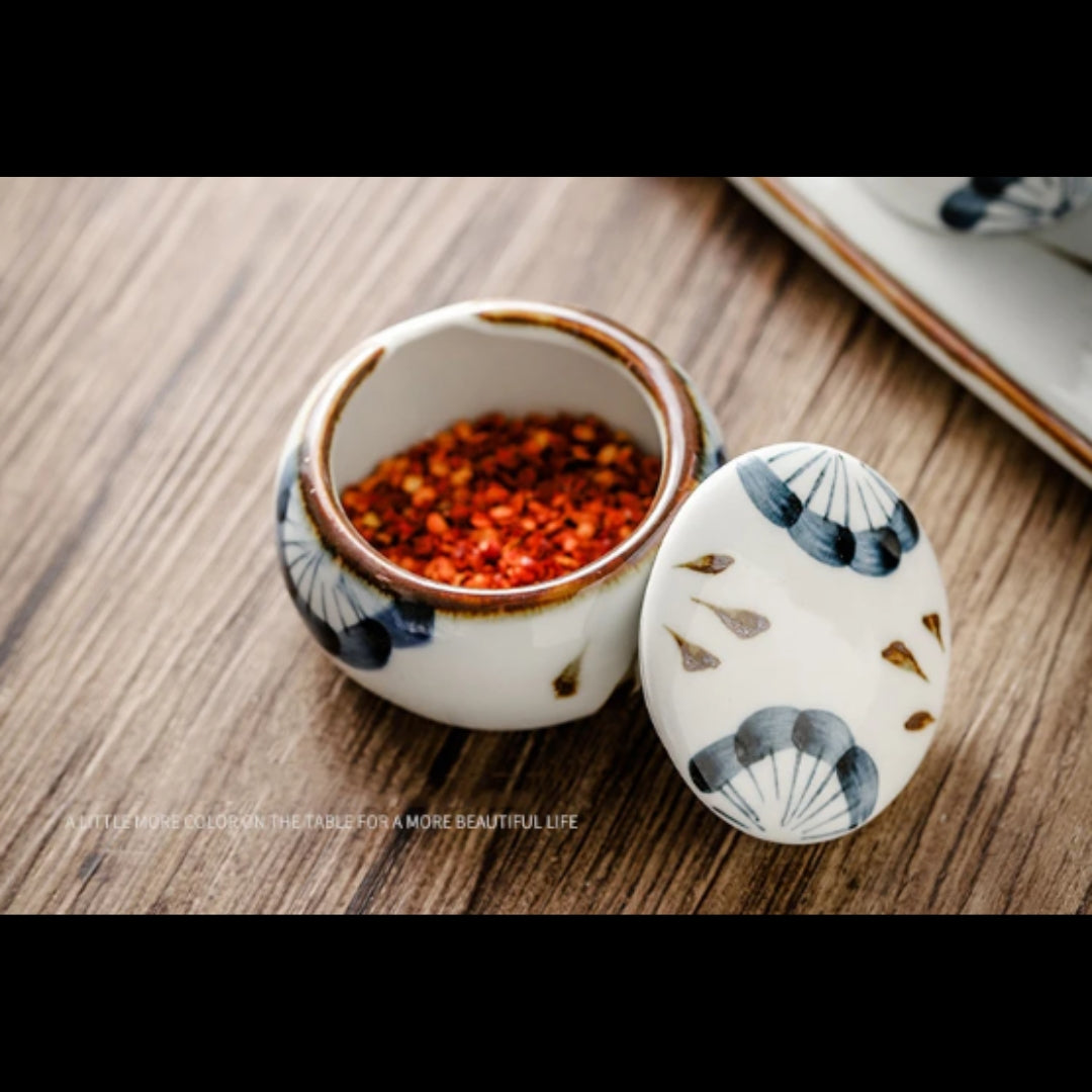 Ceramic Spice Jars Set – Chez Maxim Oriental