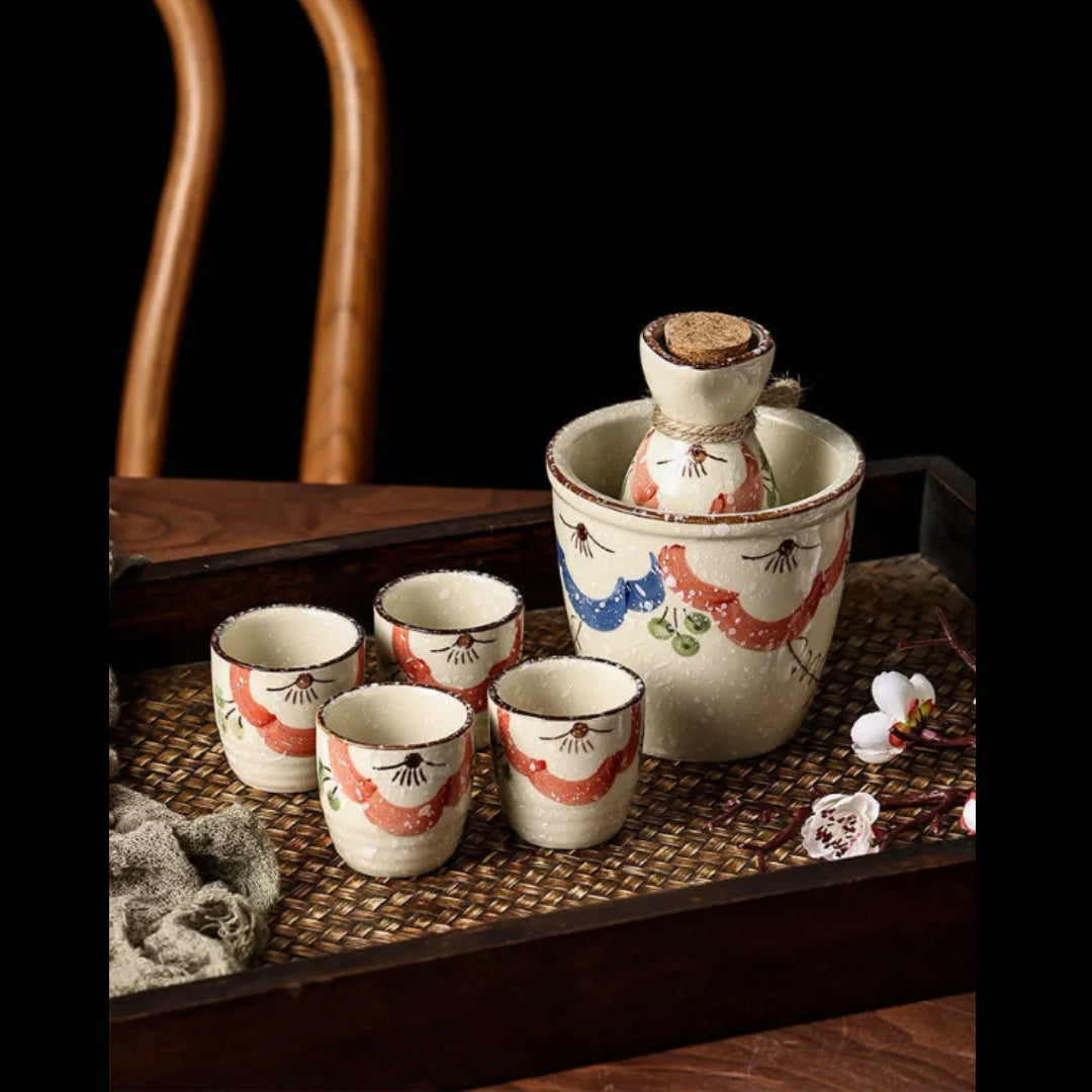 独特的陶瓷清酒套装– Chez Maxim Oriental