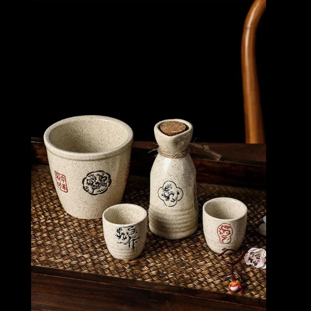 独特的陶瓷清酒套装– Chez Maxim Oriental